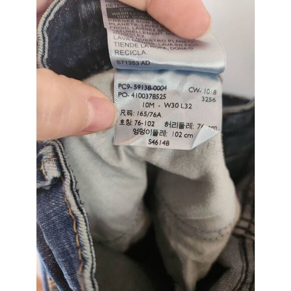 Levi Strauss Size 10 Low Rise Jegging Skinny Jeans Signature Denim - Picture 6 of 6